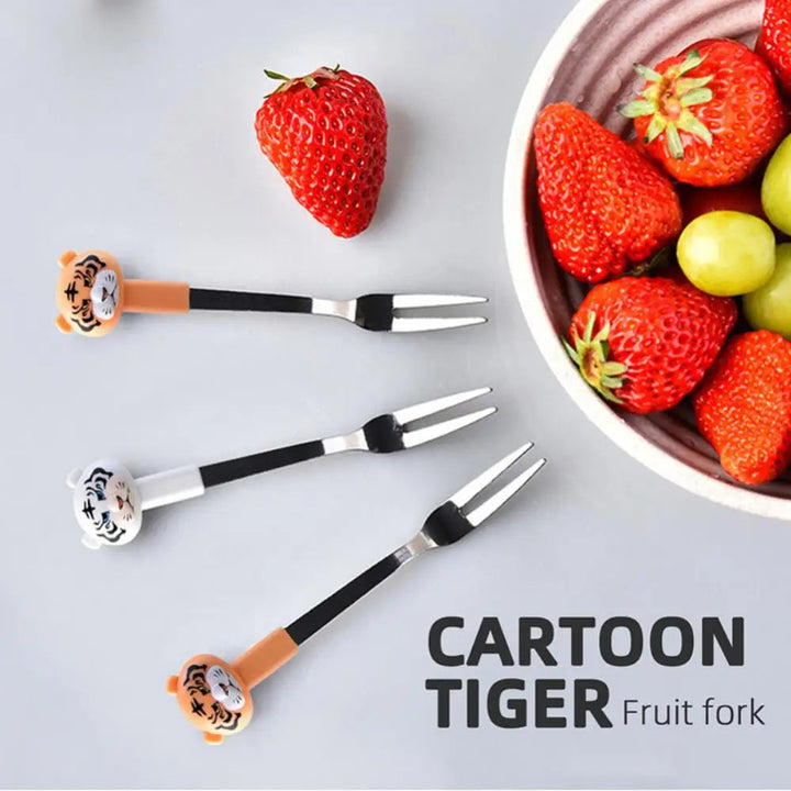 Cartoon Tiger Fruit Fork