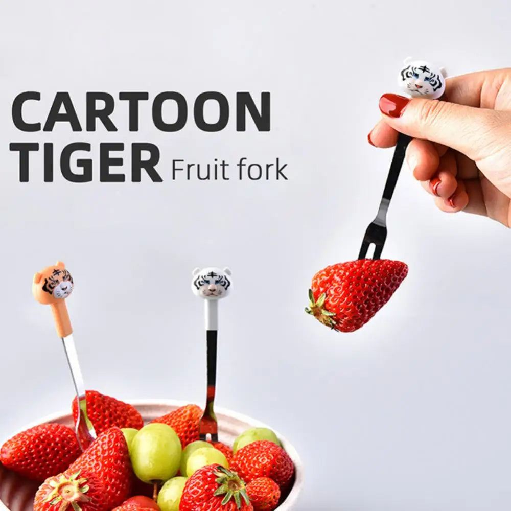 Cartoon Tiger Fruit Fork